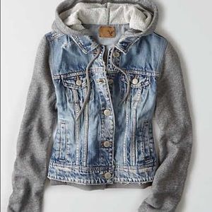 American Eagle Denim Hoodie